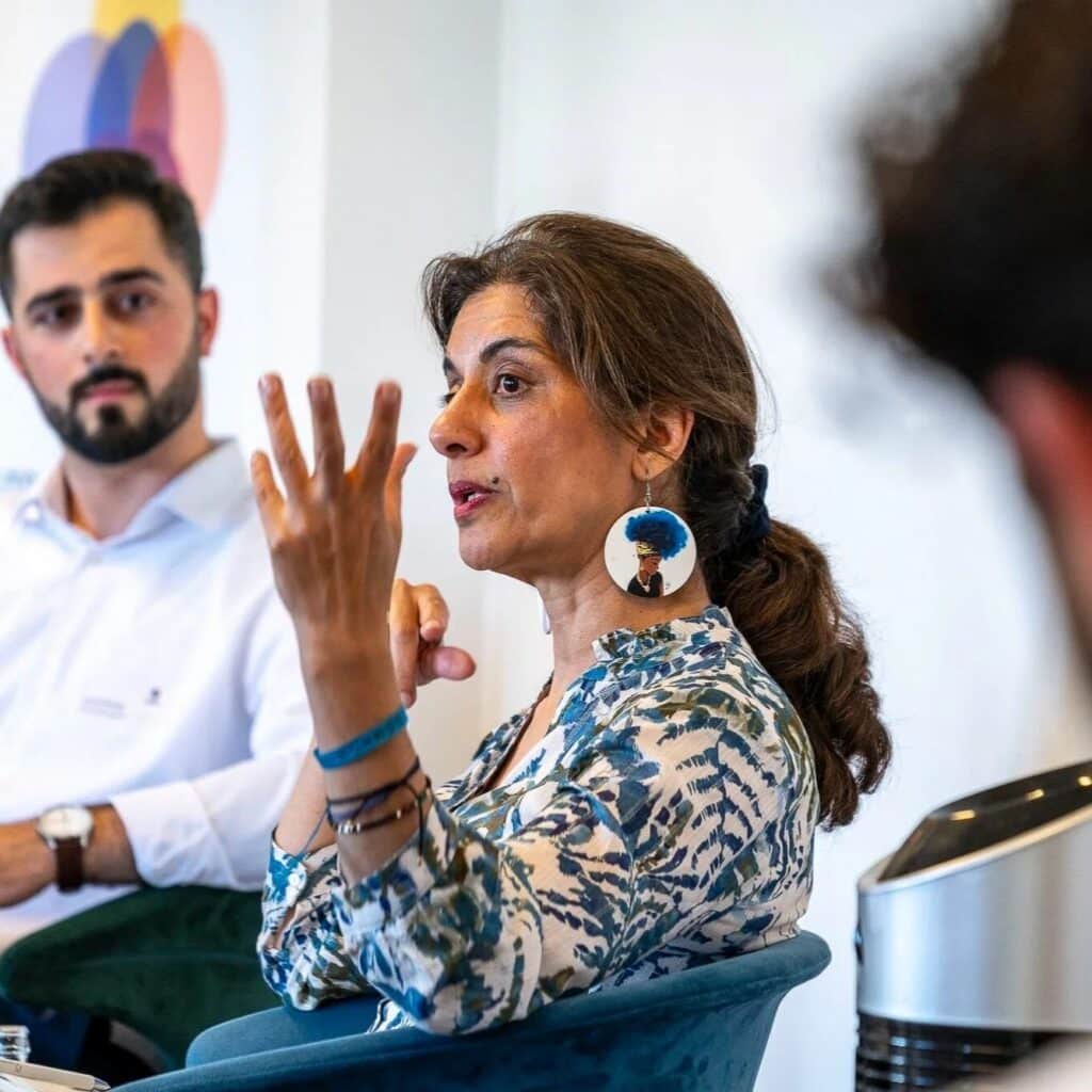 Sanam Naraghi Anderlini speaking
